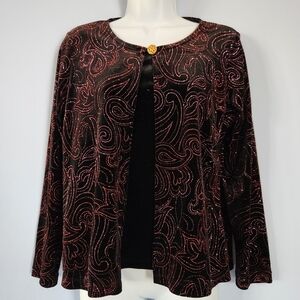 Notations velvet fooler top